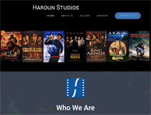 Tablet Screenshot of harounstudios.com